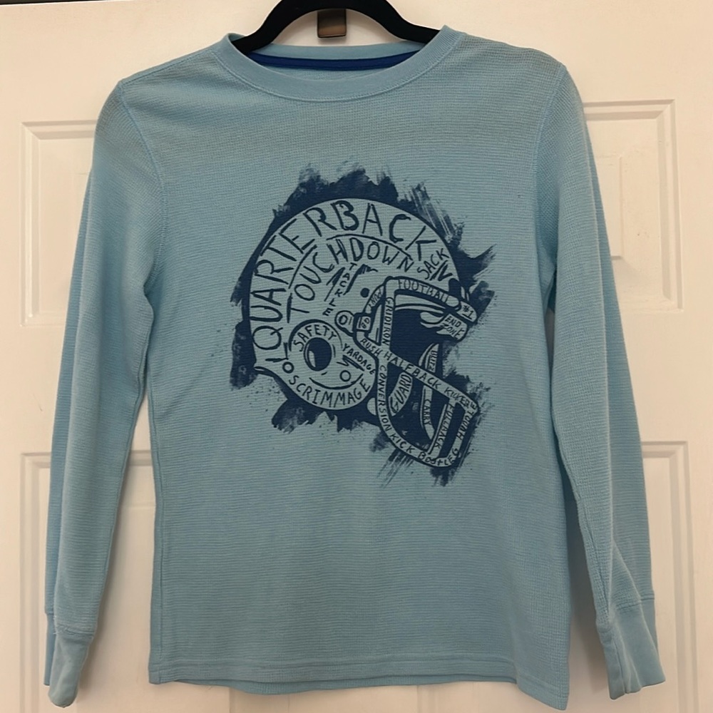 Cat & Jack Football Shirt Blue Medium